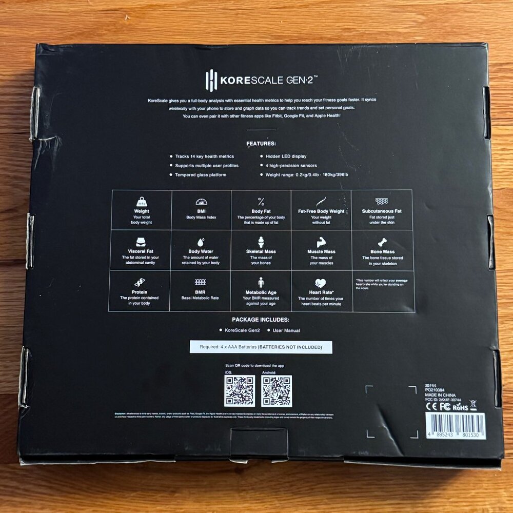 Kore Scale Gen 2 (Smart Weight Scale) - Picture 4 of 7